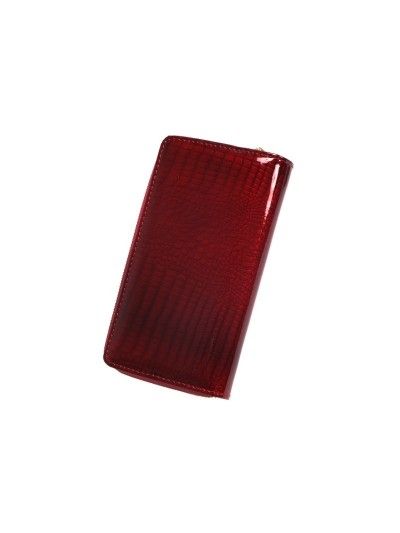 portfel damski skórzany allegro czerwony peterson lakierowany